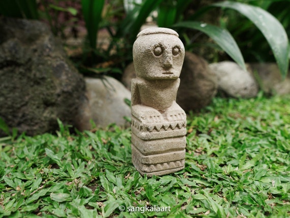 Primitive Statue, Primitive Figure, Handmade, Hand Carved