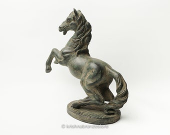 Standing Horse Bronze Statue, Animal, Horse Figurine, Bronze Sculpture, Antique, Handmade, Home Decor, Gifts