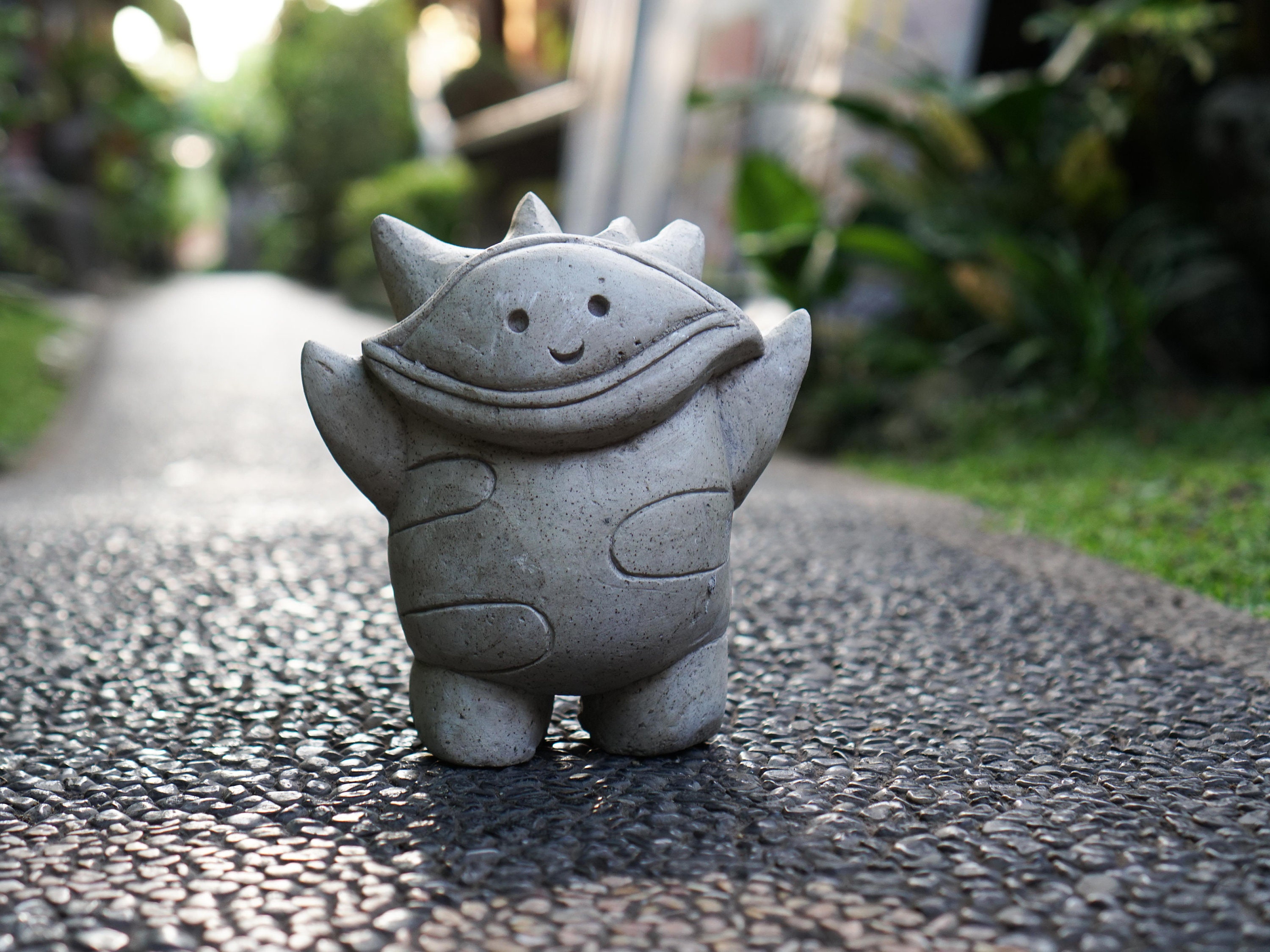 石のコロック像 7.8 インチ - 20 cm、王国の涙、ビデオゲーム、手作り