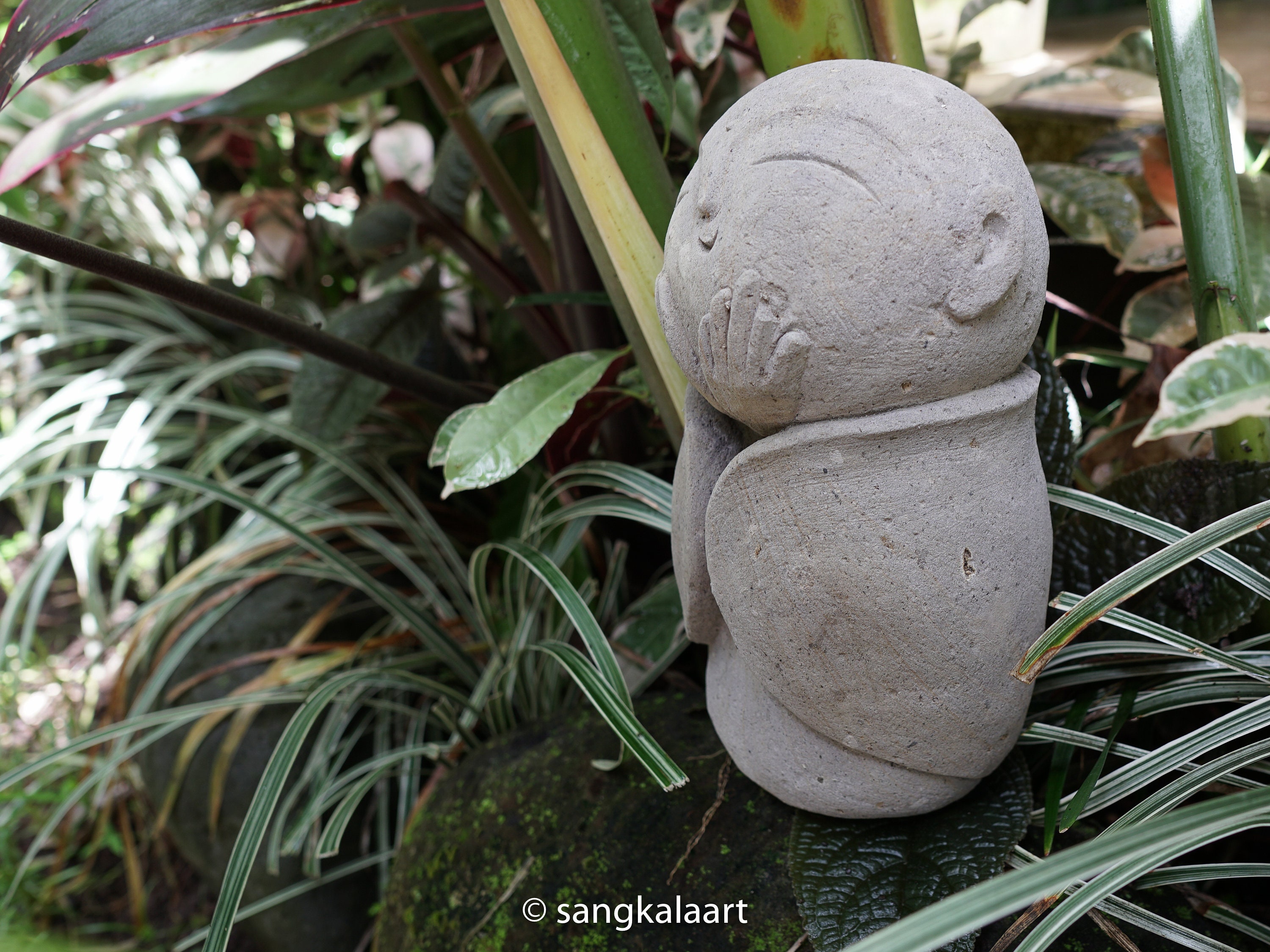 Large Stone Jizo Statue Buddha Jizo Jizo Sculpture Little Etsy