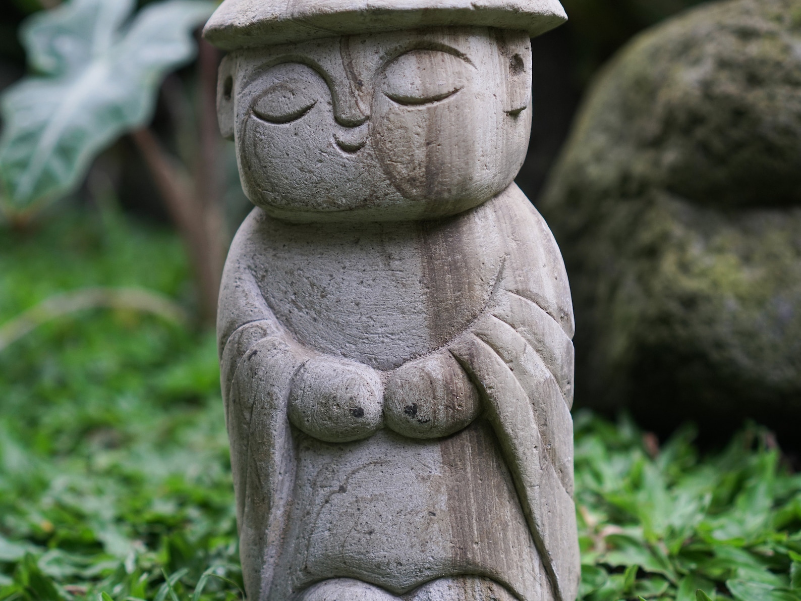 Jizo Sculpture 7.8 Inch / 20 Cm Jizo Statue Stone Etsy