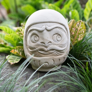 Daruma Statue, Japanese Daruma , Japanese Figure,  Sandstone, Daruma Antique, Japanese Doll, Japanese Daruma, Home Decor, Garden Decor,
