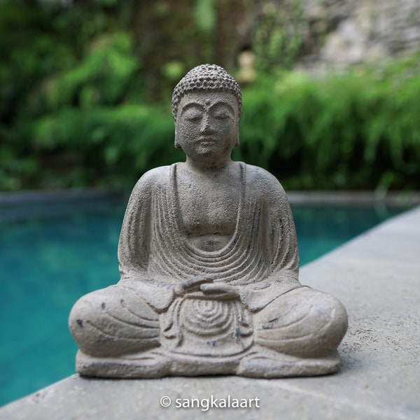 Solid Concrete Buddha Statue, Meditation Buddha, Buddha Sculpture, Concrete Statue, Cement Statue, Home Decor, Garden Decor, Gifts Item