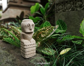 Primitive Statue, Primitive Figure, Handmade, Hand Carved