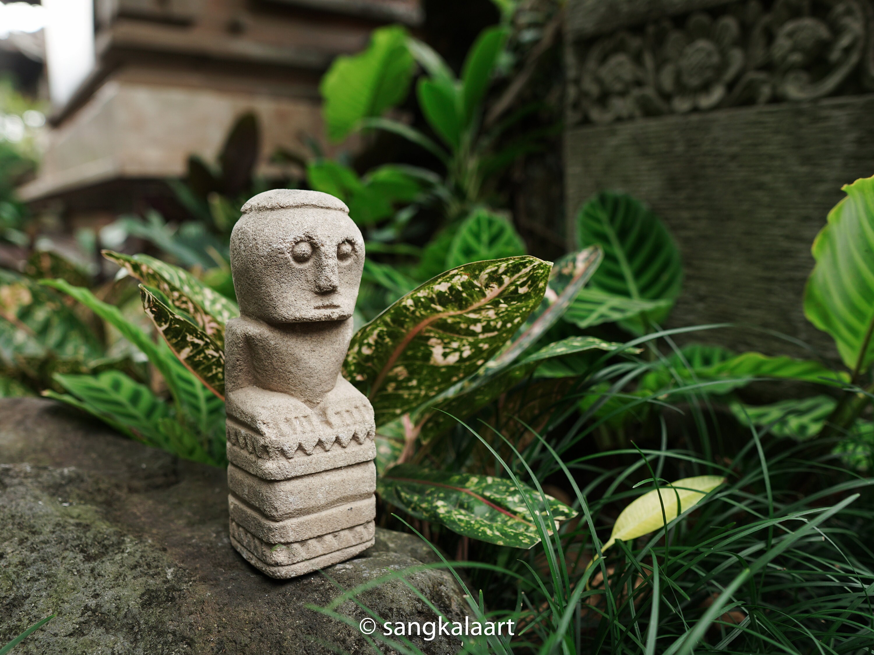 Primitive Statue, Primitive Figure, Handmade, Hand Carved