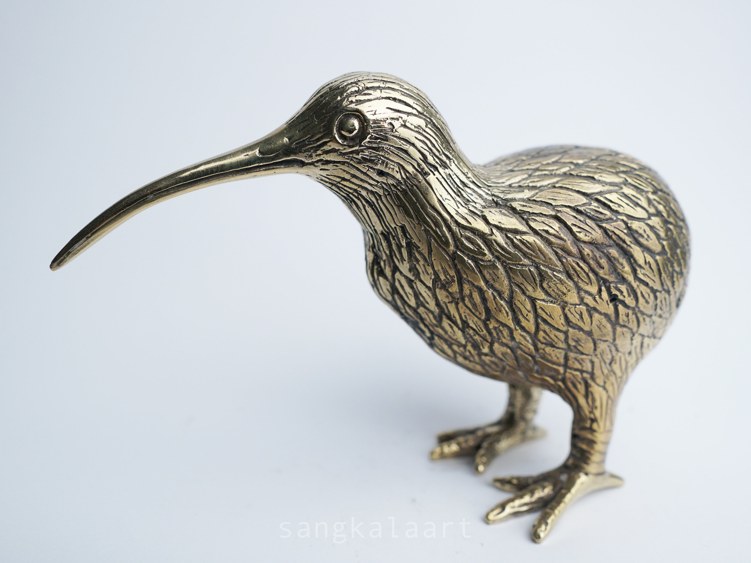 Bronze Kiwi Bird Sculpture Bronze Statue Handmade Hand Etsy