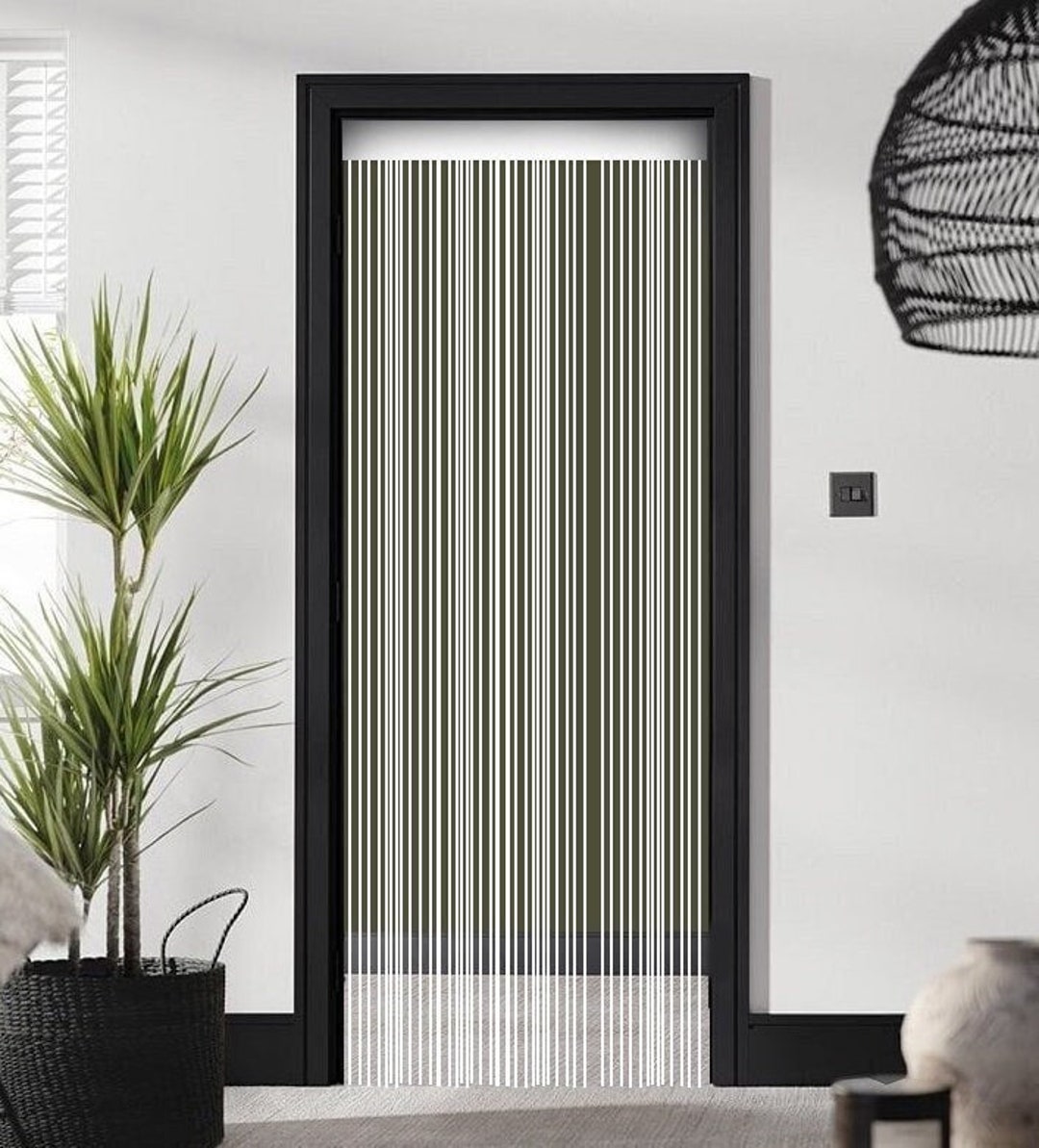 String Door Screen String Door Curtain, Fly Screen for Doorways, Room Divider Curtain ...