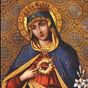Grabado religioso, Nuestra Señora del Rosario