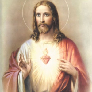 Estampa Religiosa, Sagrado Corazón de Jesús