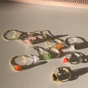 Crystal wired rings buy TWO get one FREE