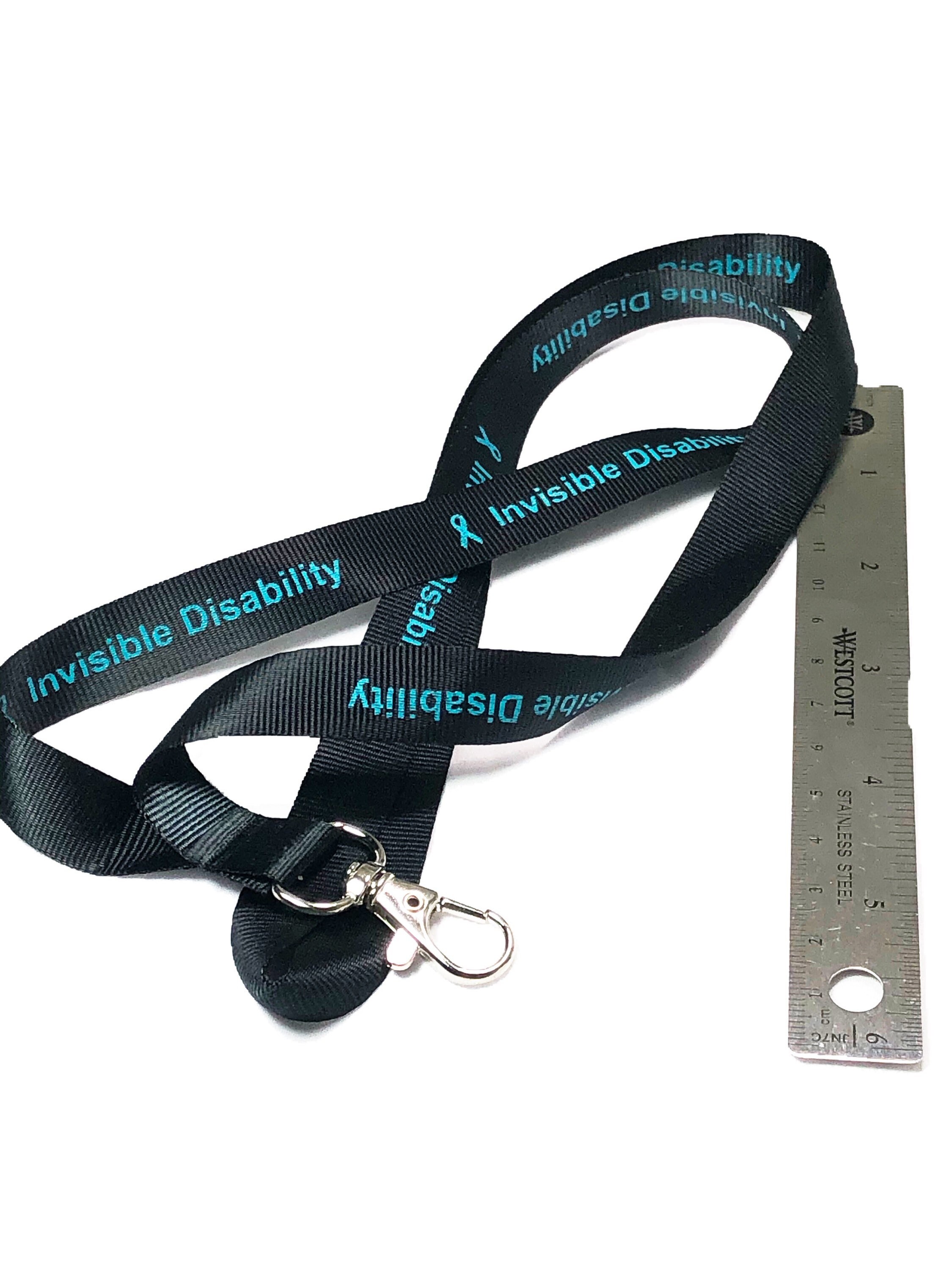 Invisible Disability Lanyard Short and Lightweight 36 Inch Etsy