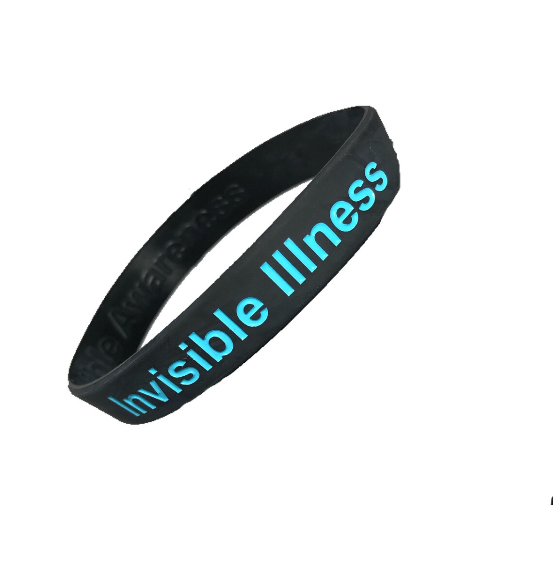 Invisible Illness Awareness Bracelet Silicone Wristband Etsy