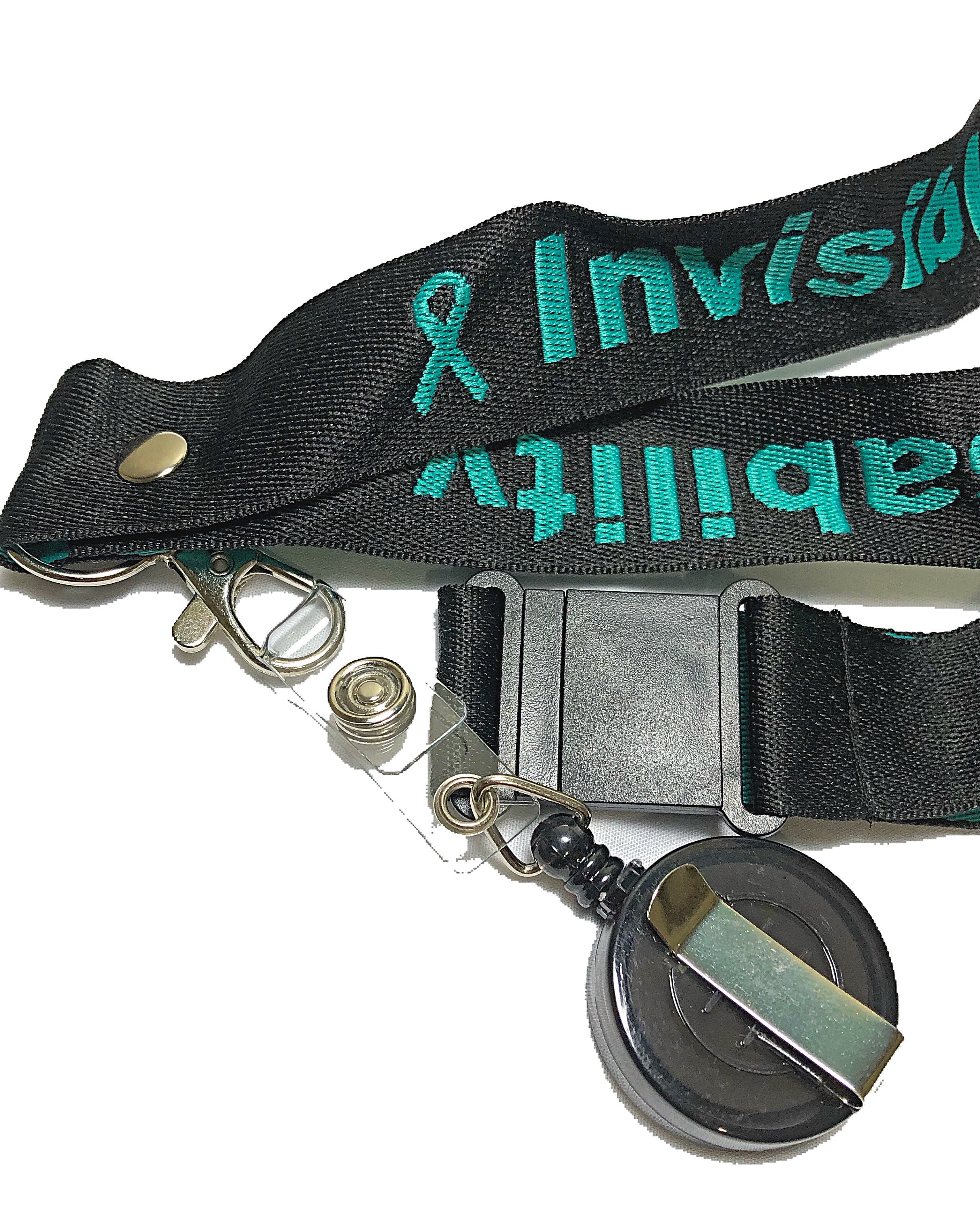 Invisible Disability Lanyard with Breakaway Clasp and Etsy