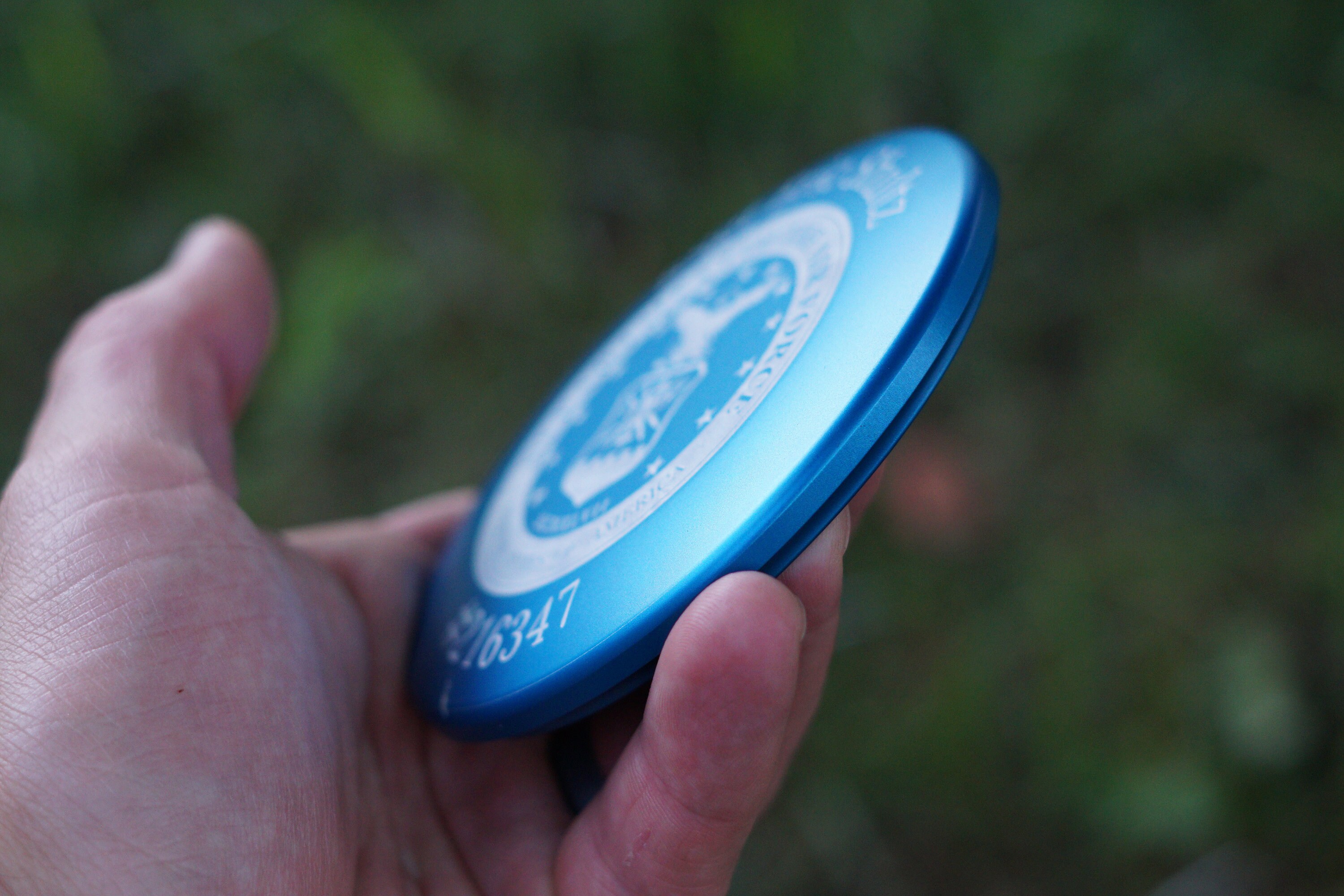 Disc Golf Mini Customized Metal Disc Golf Mini Military Etsy