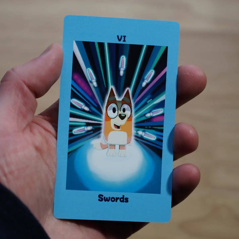 Bluey Inspired Tarot Deck Stunning Illustrations and Etsy