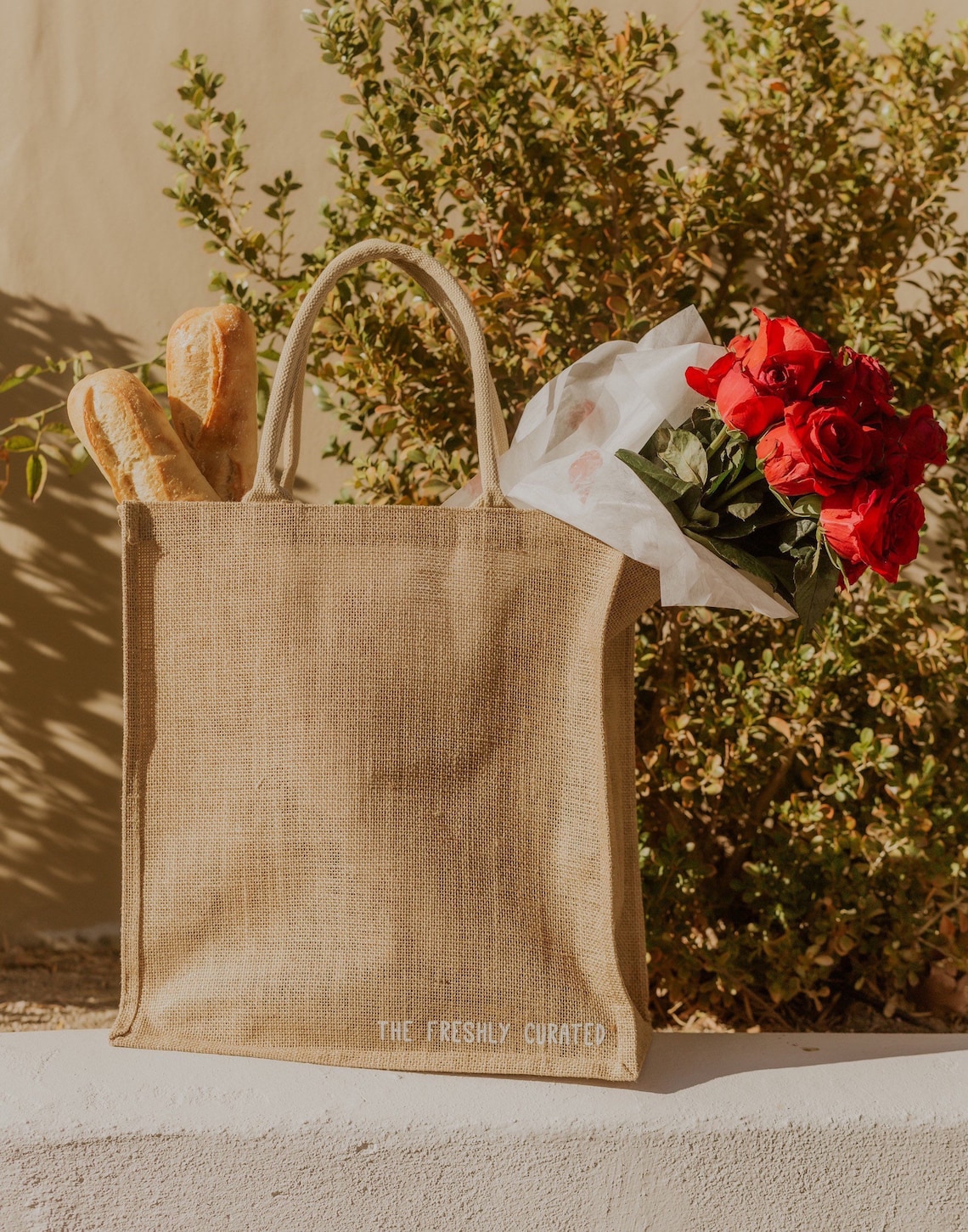 6 Pack Natural Farmer's Market Bag Etsy