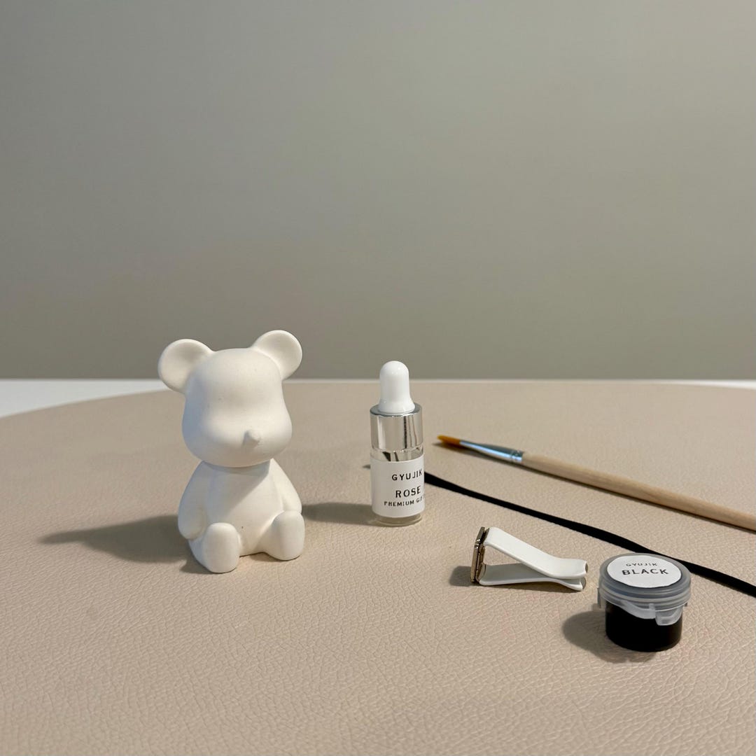 Diffuser Paint Paint Your Own Bear Car Diffuser Kit + 3ml Perfume, DIY Handmade Gift ...