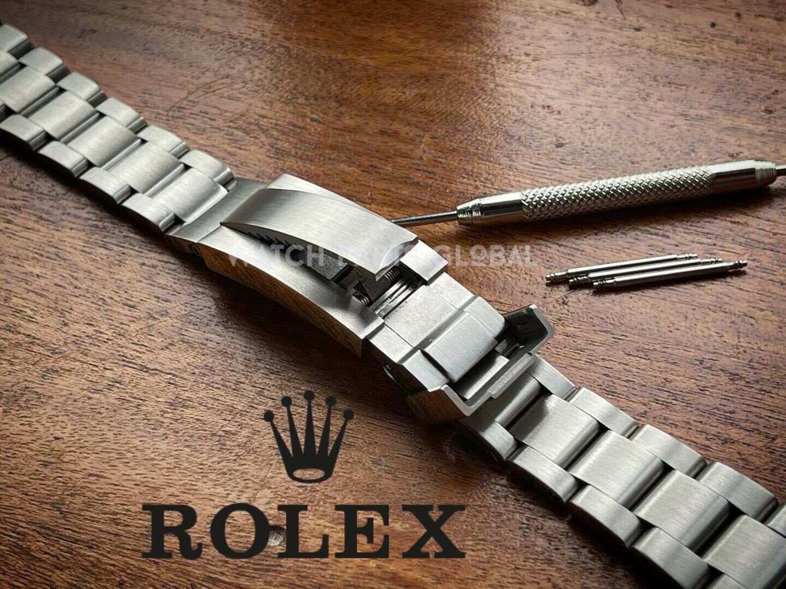 21mm S/Steel Glide Lock Armband Uhrenarmband für Rolex