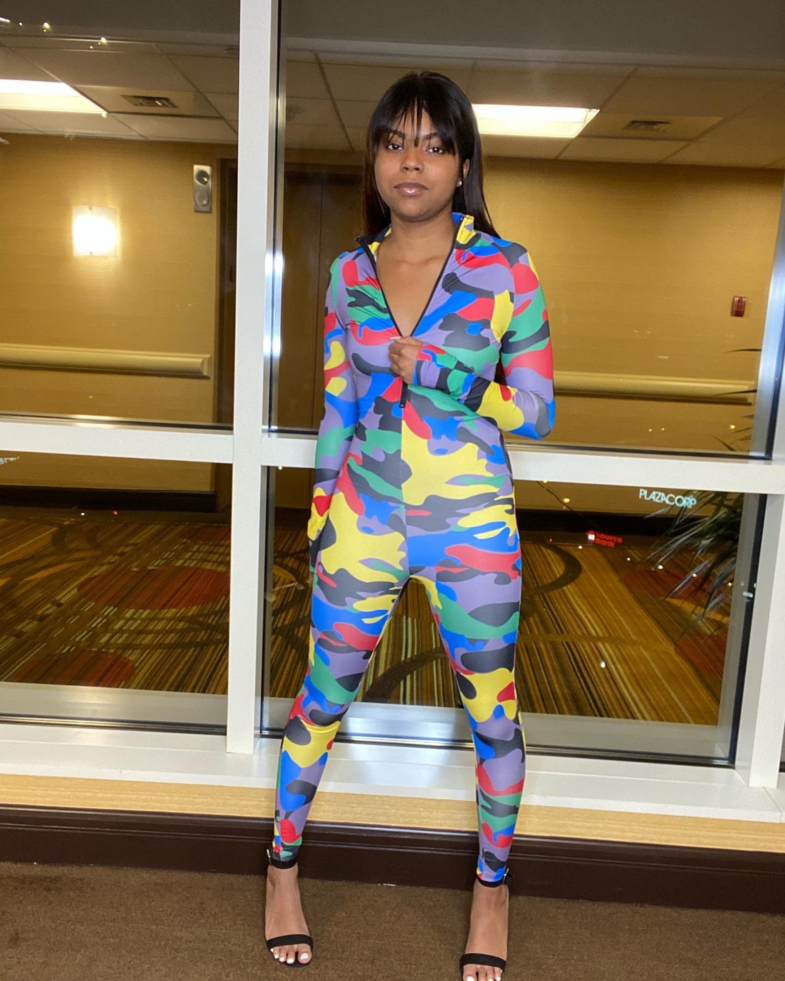 Colorful Camo Jumpsuit Etsy