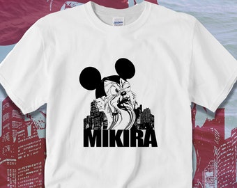 Mickey Anime Nostálgico 80s Camiseta Cyberpunk JY40002
