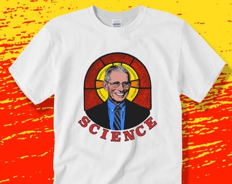 Fauci Ciencia Divertida Camiseta Unisex JY40006