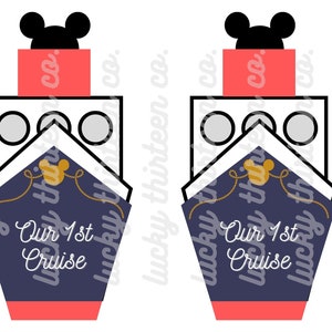 DCL Our First Cruise Door Decoration Printable Fish Extender Gift