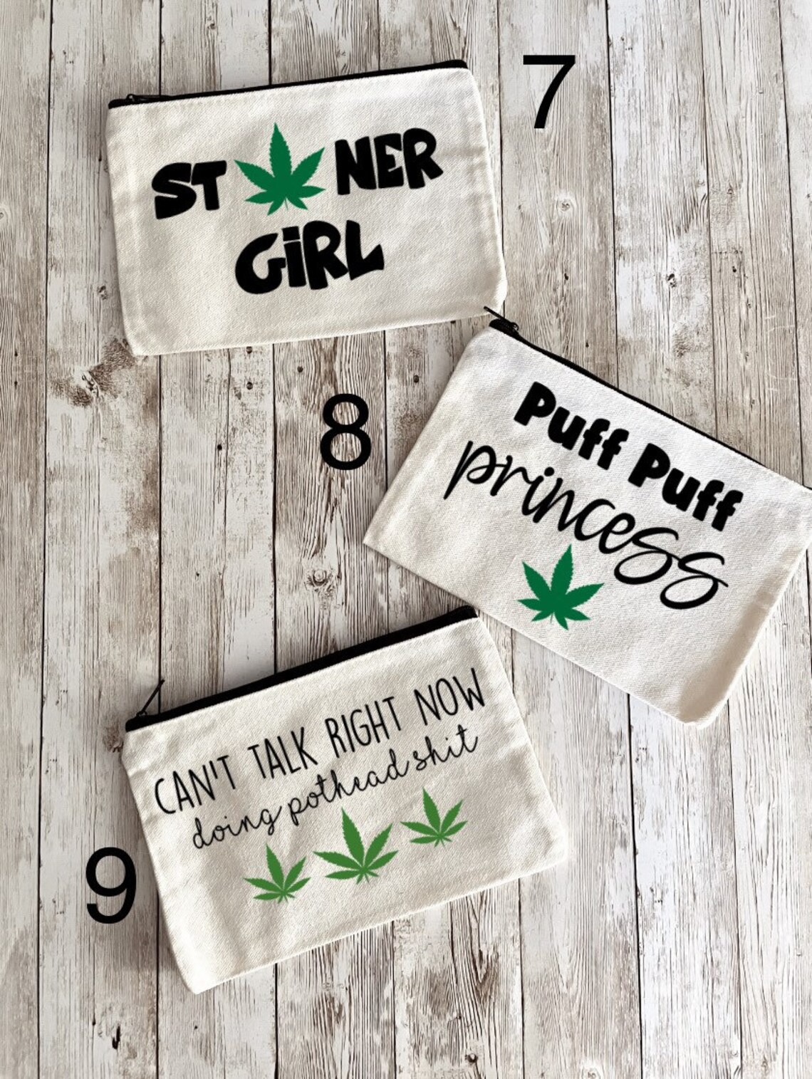 Marijuana Stash Bag Available in 9 Designs / Stasher Etsy