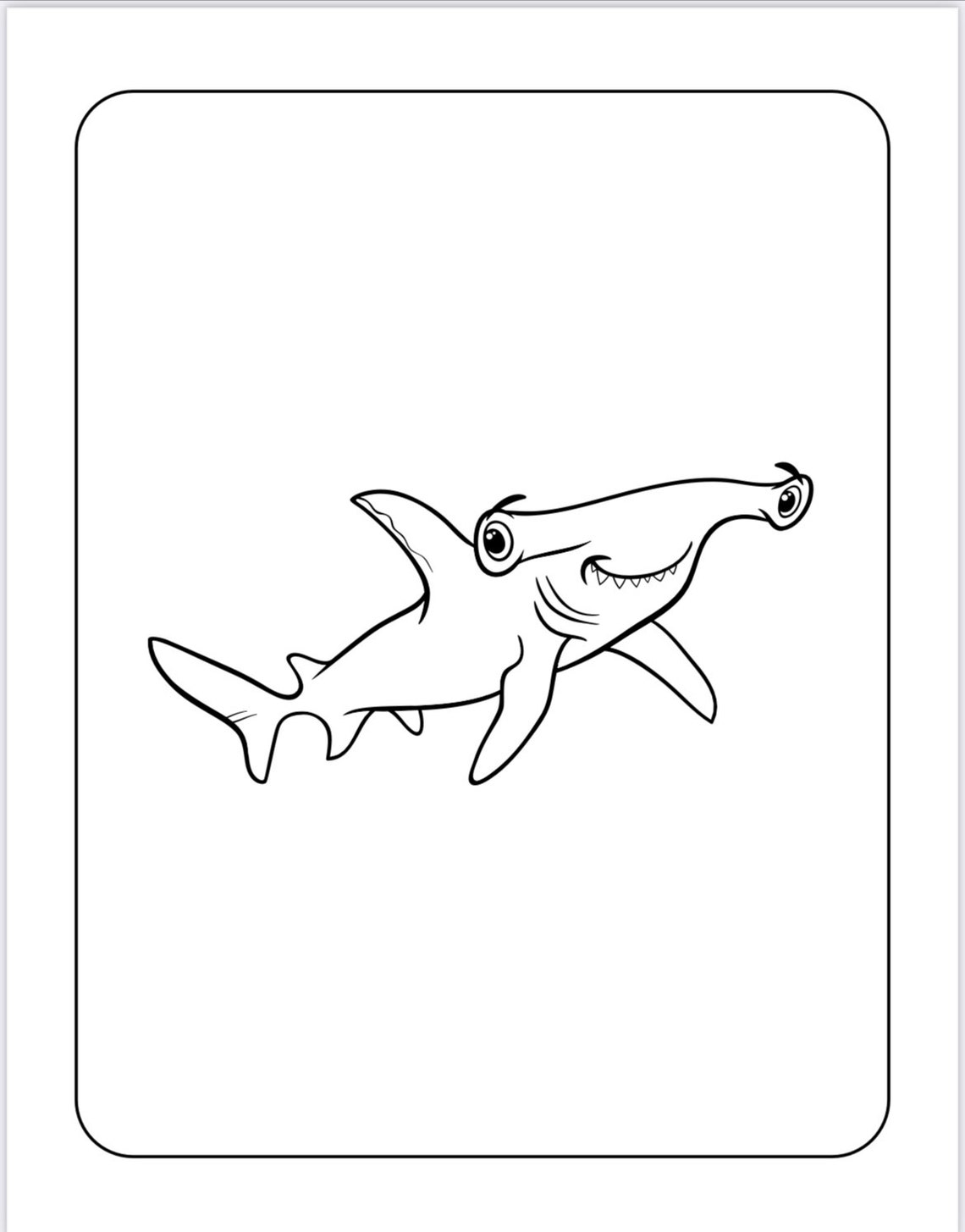 Colorful Sea Animals Coloring Book | Etsy