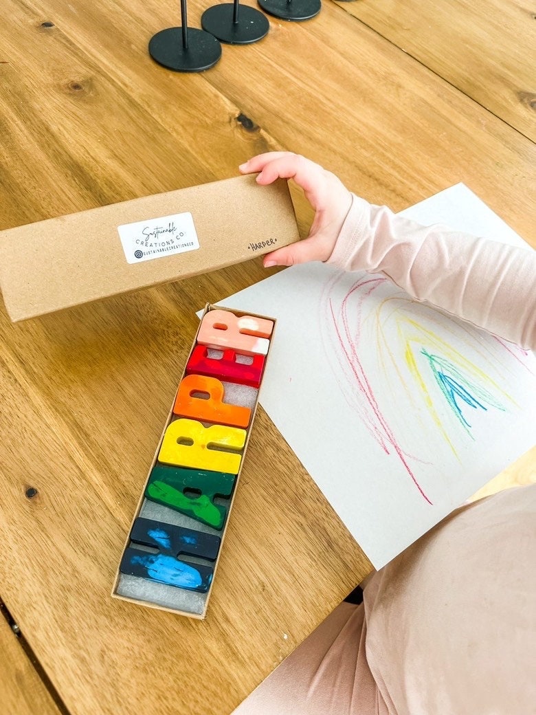 Personalized Crayons Personalized Color Crayons Custom Etsy