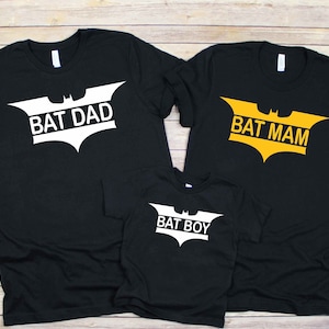 Personalized Bat Family Shirt: Custom Halloween Birthday Tees