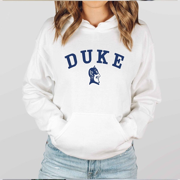 Duke University Hoodie , Oversized Duke College Sweatshirt, Duke Sweater, Mike Krzyzewski Duke Blue Devils Hoodie, Coach K Sweater