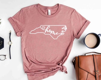 North Carolina Home State Graphic Tee - Unisex Fit