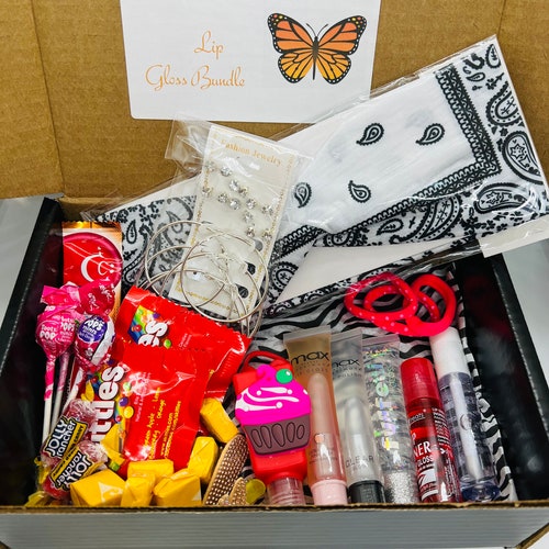 Purple Lip Gloss Bundle Box Etsy