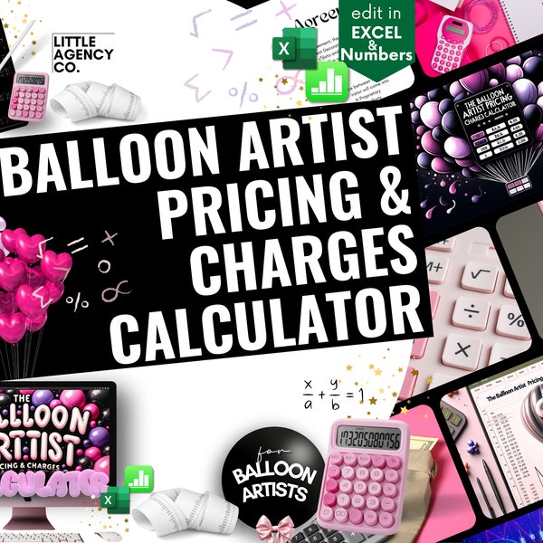 Ultimate Balloon Artist Pricing Calculator Excel Tool for Event Etsy UK
