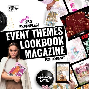 Digital Mockup Lookbook for Balloon Artists Creative Event Decor and Setup Ideas Inspire Your Event Planning with Stylish Mockups & Designs