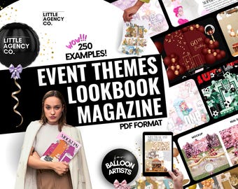 Digital Mockup Lookbook for Balloon Artists Creative Event Decor and Setup Ideas Inspire Your Event Planning with Stylish Mockups & Designs