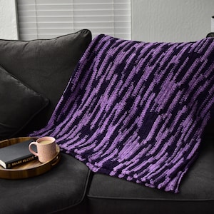 Kuschelige gehäkelte Decke