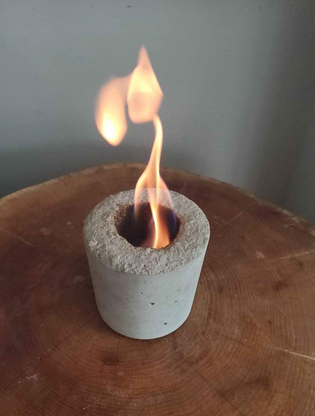 Fuego de mesa de hormigón | Etsy