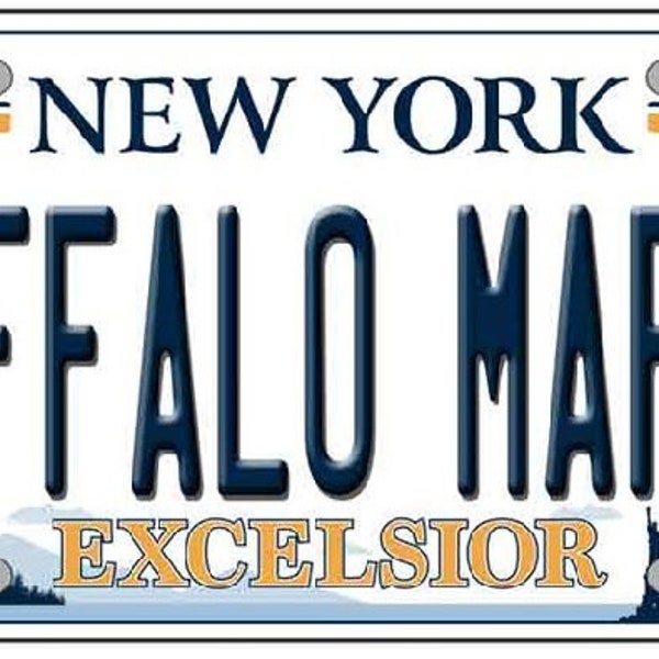 Bills Fans - Buffalo Mafia Metal Novelty License Plate / Sign