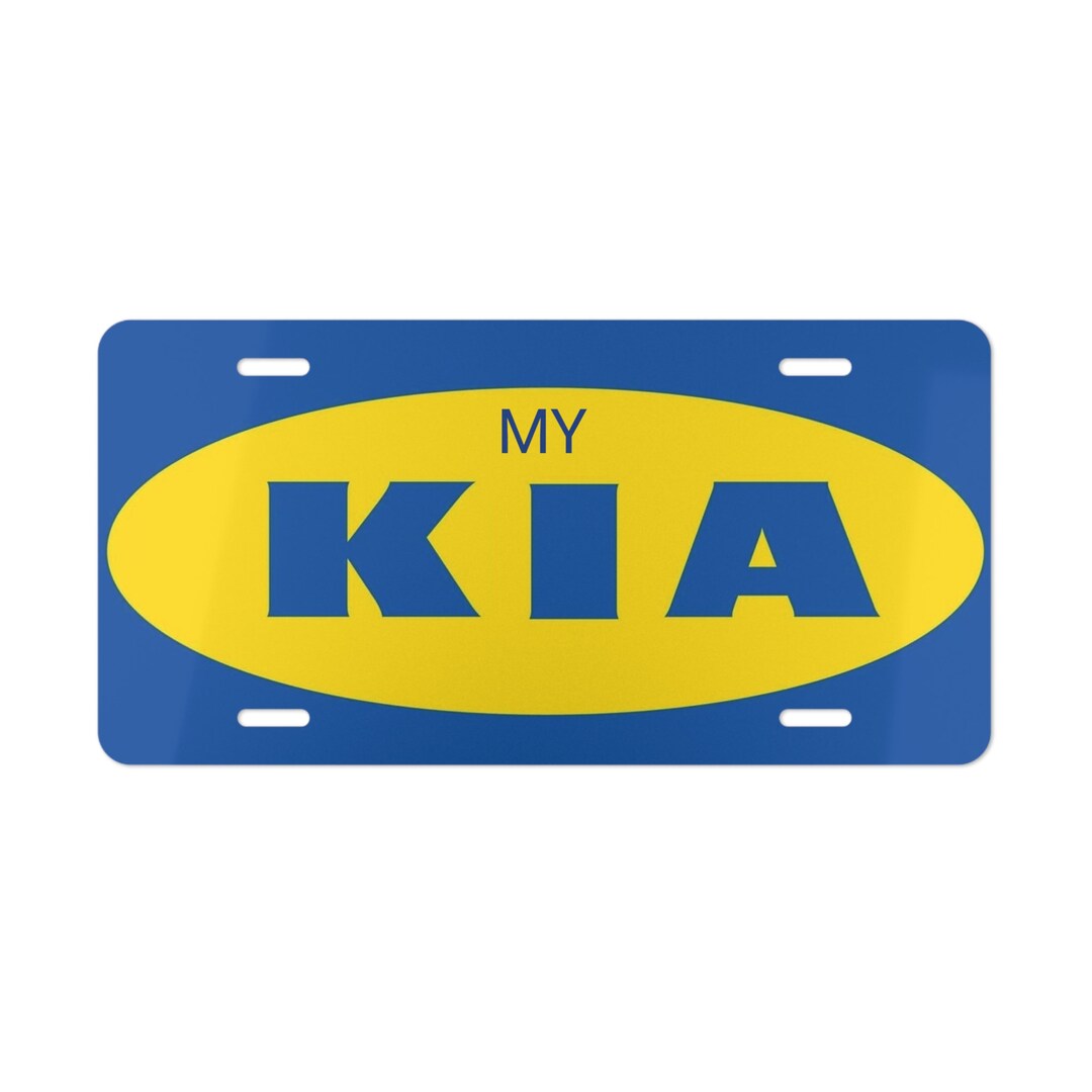 My KIA Not IKEA Vanity License Plate Etsy