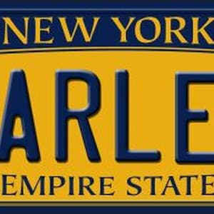 HARLEM  New York Novelty License Plate