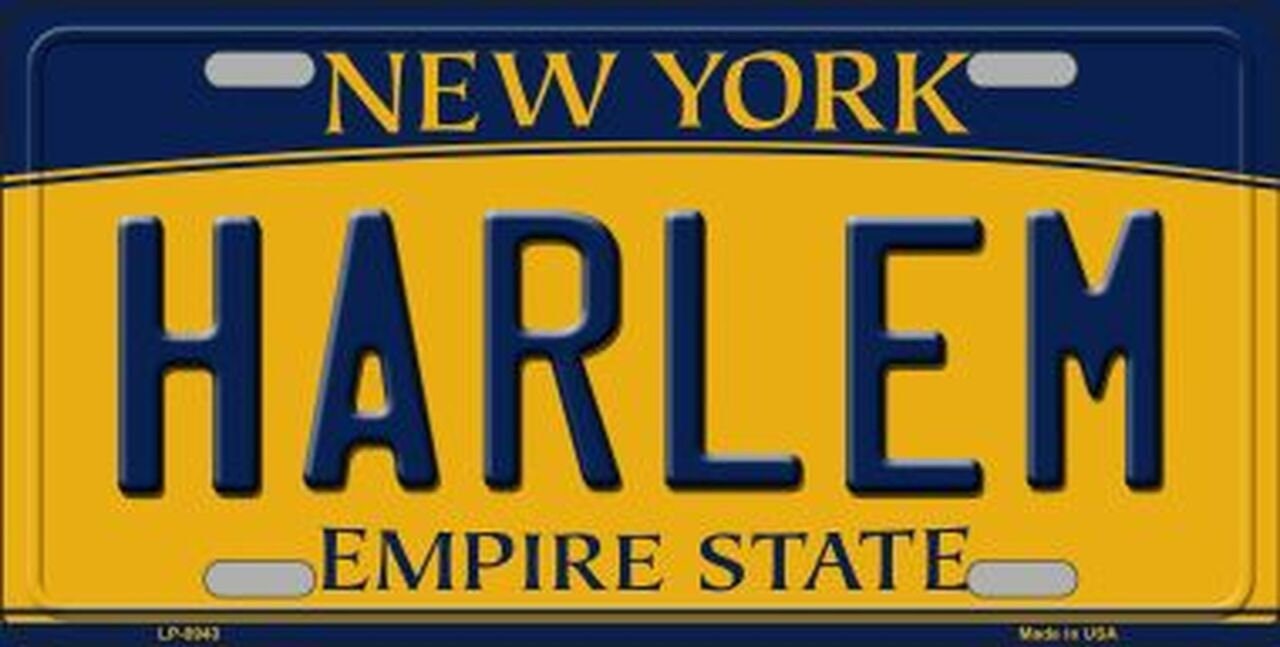 HARLEM New York Novelty License Plate Etsy