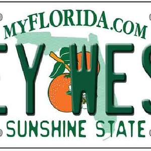 Key West Florida Nummernschild Souvenir