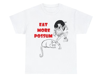 Eat More Possum Unisex Heavy Cotton Tee