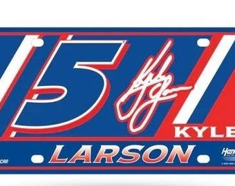 Kyle Larson Rico #5 Hendrick Motorsports Metal License Plate