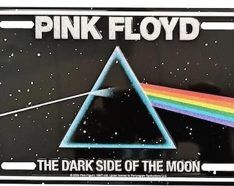 Pink Floyd Nummernschild Dark Side of the Moon Album Cover Nummernschild