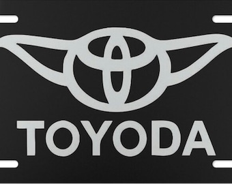 トヨタの偽物ナンバープレート