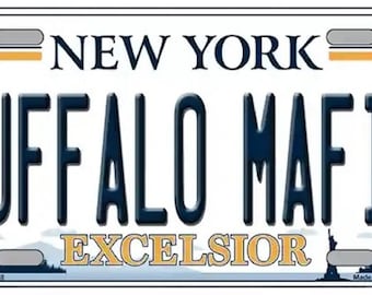 Bills Fans - Buffalo Mafia Metal Novelty Nummernschild