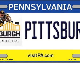 Pittsburgh Heimat der Steelers Vanity Nummernschild
