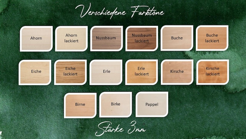 Schriftzug Tischnummern Acryl Holz für Tischnummern z.B. für Stein DIY Hochzeit Dekoration verschiedene Schriftarten immagine 8
